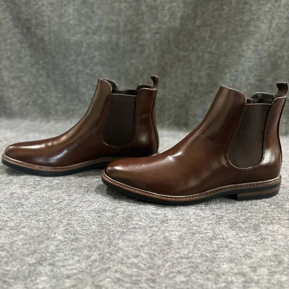 Men\'s Kenneth Cole Brown Leather Chelsea Boots Kenneth Cole New York Men main image 3